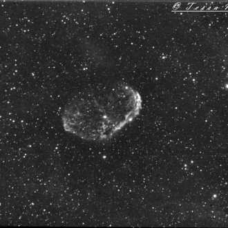 Ngc 6888 Nella Costellazione Del Cigno.