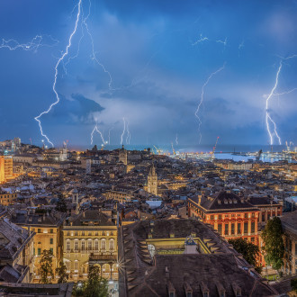 Fulmini E Saette Su Genova